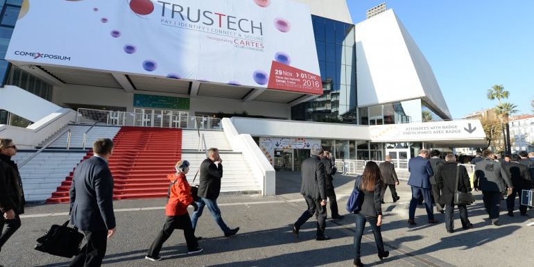 Trustech cannes exhibition stand